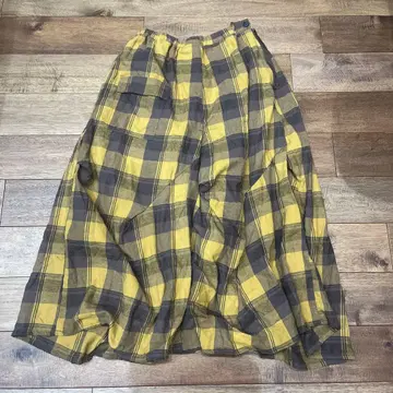 새상품 lupilien 루필리안 체크 스커트 프리 사이즈