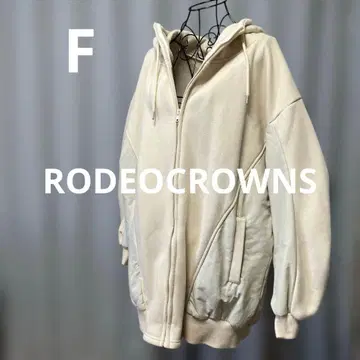 풀 집업 플리스 후드티 속기모 로데오 크라운 프리 사이즈 새상품급