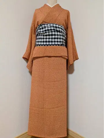 오비가 생기는 멋진 니부시키 기모노 오비 없음