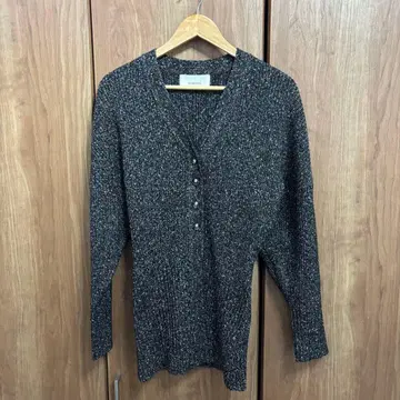 AKIRANAKA Greer melange knit cardigan
