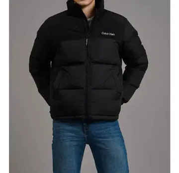 캘빈 클라인 블랙 다운 자켓