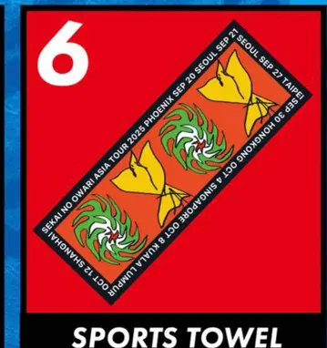 sekai no owari Phoenix sports towel