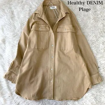 Healthy DENIM Plage 별주 SP BIG 셔츠 오버 사이즈