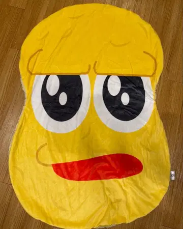 피넛 군의 얼굴 담요 피넛 군 담요 포코피