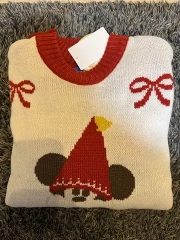 디즈니 크리스마스 릴린린 스웨터