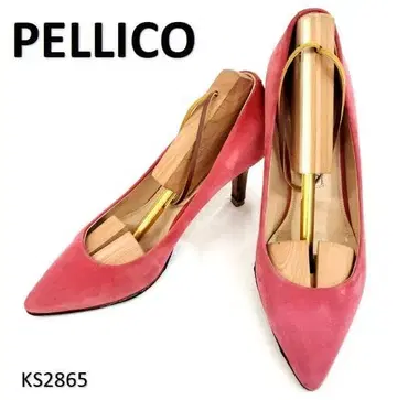 펠리코 스틸레토 핑크 계열 스웨이드 이탈리아제 EU36.5