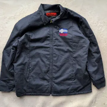 신타스 워크 자켓 안감 퀼팅 XL 다크 네이비 기업 로고