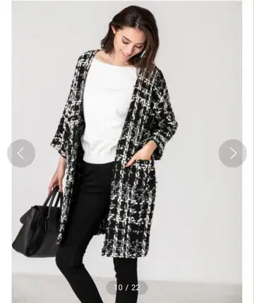 새상품 택 포함 fifth 트위드 가운 자켓