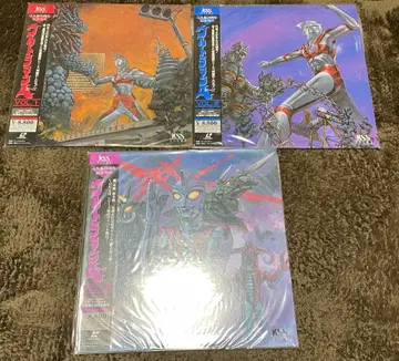 레이저 디스크 울트라맨 A 1~3권 세트 오비 포함 LD