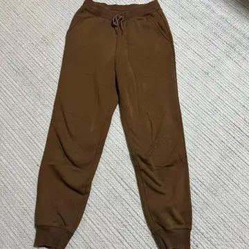 유니클로 히트텍 보아 스웨트 팬츠 브라운 M 가을/겨울