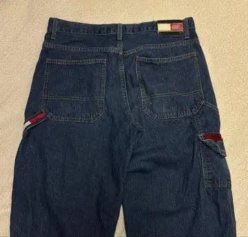 tommy 타미힐피거 워크 팬츠 페인터 팬츠 배기 데님