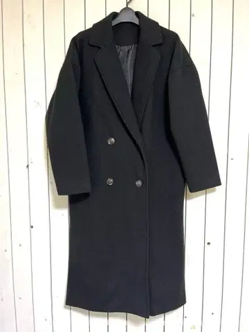 [ YEVS 이브스 ] 롱 코트 블랙 프리 사이즈