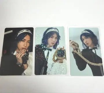 류구조 waltz 홀로그램 블랙 화이트 트레이딩 카드 토미타 3장 세트