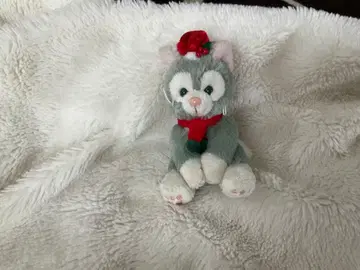 도쿄 디즈니 씨 고양이 봉제 인형 산타 모자 포함