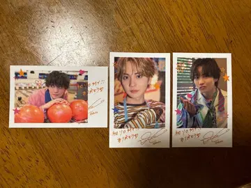 HOKUTO 폴라로이드풍 카드 3장 세트