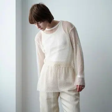 CLANE 와이드 메쉬 탑