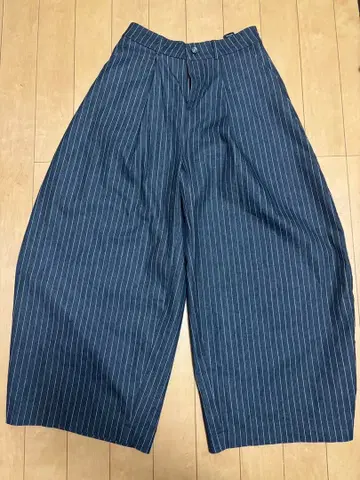 PUSH PUSH 스트라이프 와이드 팬츠