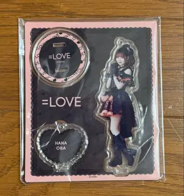 =LOVE 이코러브 오바 하나 블랙 의상 아크릴 스탠드