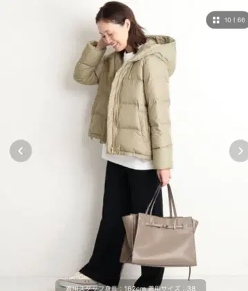 SLOBE IENA 다운 자켓 38 카키