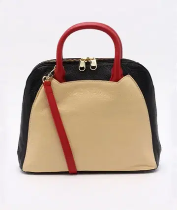 [츠모리치사토] 소가죽 캣퍼즐 2way 숄더백 M