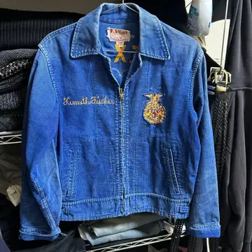 진품 60s FFA 자켓 FabKnit 38 TALON