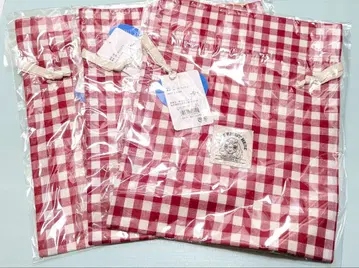 E.T. 깅엄 체크 복조리 3개 세트 (포켓 유니)