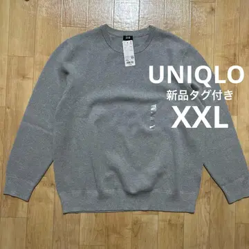 택 포함 새상품 워셔블 스트레치 밀라노 리브 크루넥 스웨터 XXL