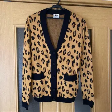 SLY 레오파드 무늬 가디건