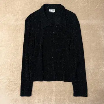 USA제 반짝이 가디건
