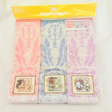 [미개봉 새상품] 디즈니 미녀와 야수 미니 타월 3개 세트