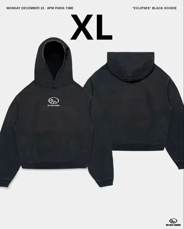 [ XL ] M+RC NOIR Eclipses Black Hoodie