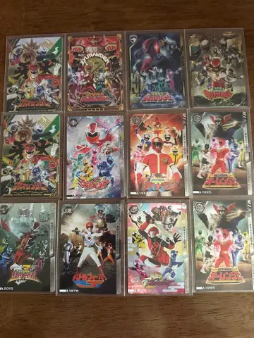 이타쟈가 슈퍼전대 히어로 12장 세트