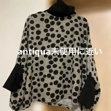 안티카 미사용에 가까운 멀티 도트 니트