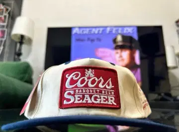 USA 쿠어스 Coors BEER x 시거 SEAGER 캡 베이지