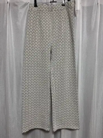 JEANASIS 와이드 팬츠 화이트 블랙