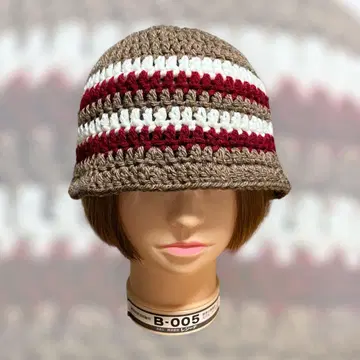 327 버킷햇 손뜨개질 구제 의류 레어 크로셰 모자 크러셔 모자