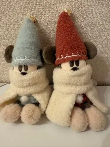 릴린린 디즈니 크리스마스 더스티 블루 인형 배지 세트