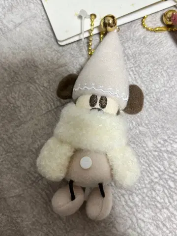 디즈니 크리스마스 리루린린 봉제 인형 참 화이트