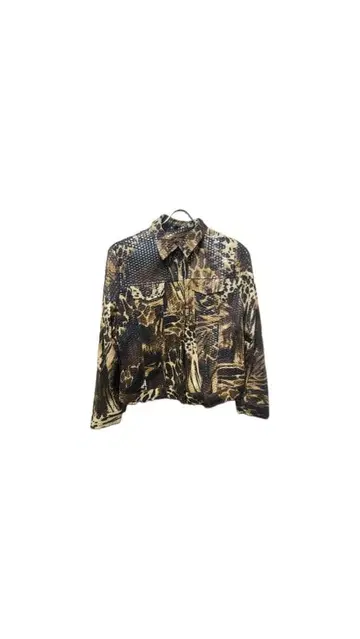 ELEMENTZ 애니멀 프린트 긴팔 셔츠