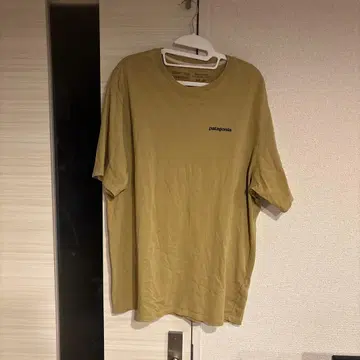 patagonia 오가닉 코튼 반팔 T셔츠 베이지 L