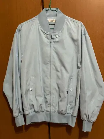 후쿠조 요코하마 스카이블루 집업 자켓 블루종 L 사이즈