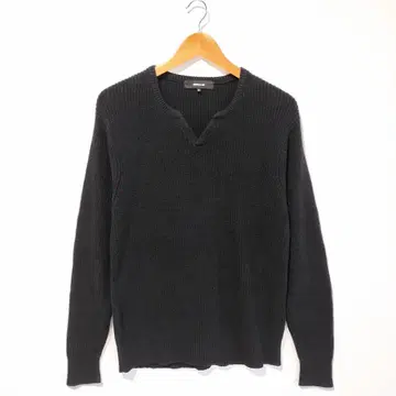 컴시즘 오버 사이즈 편직 니트 y2k 풀오버 키넥 블랙