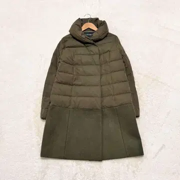 [LOUNIE 루니] 울 절개 다운 코트 숄카라 L