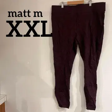 matt m [XXL] 버건디 캐주얼 팬츠
