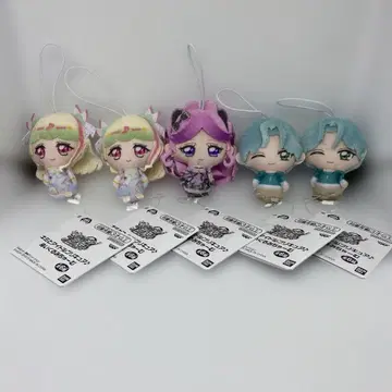 너와 아이돌 프리큐어 봉제 인형 참 큐어 키스 5개 세트