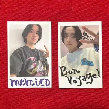 이타가키 리히토 폴라로이드풍 트레이딩 카드 2개