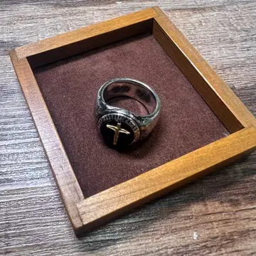 라이온 하트 오닉스 크로스 반지 17호