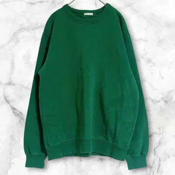 지유 크루넥 긴팔 트레이닝복 속기모 S 코튼 혼방 심플