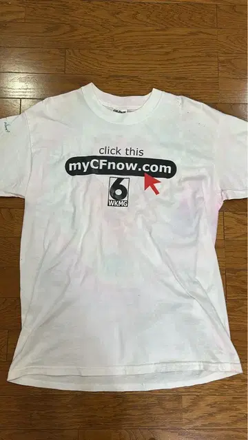 WKMG 6 90s 낙서 T셔츠