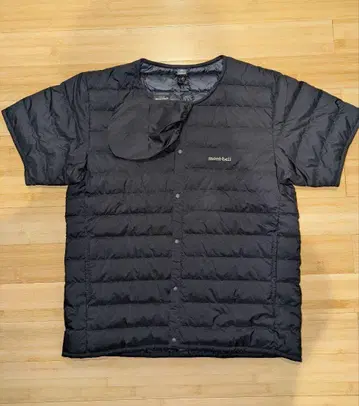 미사용 새상품 몽벨 스페리오 다운 라운드넥 T 블랙 XL